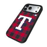 Texas Rangers Plaid MagSafe Compatible Phone Case for Apple iPhone