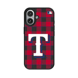 Texas Rangers Plaid MagSafe Compatible Phone Case for Apple iPhone