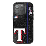 Texas Rangers Sidebar Black Bling Phone Case for Apple iPhone