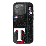 Texas Rangers Sidebar Black Bling Phone Case for Apple iPhone