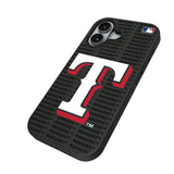 Texas Rangers Text Backdrop Bump Phone Case for Apple iPhone