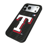 Texas Rangers Text Backdrop Bump Phone Case for Apple iPhone