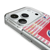 Texas Rangers Text Backdrop Glitter Phone Case for Apple iPhone