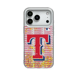 Texas Rangers Text Backdrop Glitter Phone Case for Apple iPhone