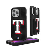 Texas Rangers Text Backdrop Rugged Phone Case for Apple iPhone