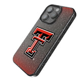 Texas Tech Red Raiders Linen Black Bling Phone Case for Apple iPhone