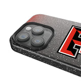 Texas Tech Red Raiders Linen Black Bling Phone Case for Apple iPhone