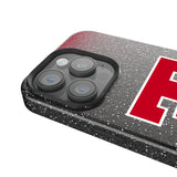 Texas Tech Red Raiders Linen Black Bling Phone Case for Apple iPhone