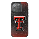 Texas Tech Red Raiders Linen Black Bling Phone Case for Apple iPhone