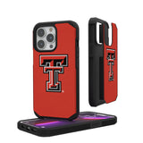 Texas Tech Red Raiders Solid Rugged Phone Case for Apple iPhone