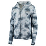 Dallas Cowboys New Era Women's Tie Dye Fleece Full-Zip Hoodie - Navy