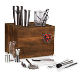 Chicago Bears - Madison Acacia Tabletop Bar Set