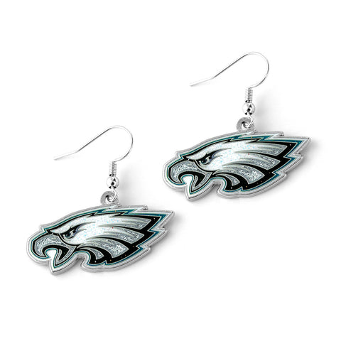 PHILADELPHIA EAGLES GLITTER DAZZLE EARRINGS