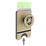 United States Military Academy Black Knights Stripe PopSockets MagSafe-Compatible PopWallet+