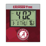 University of Alabama Crimson Tide Color Block Wall Clock