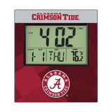 University of Alabama Crimson Tide Color Block Wall Clock