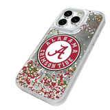 University of Alabama Crimson Tide Confetti Glitter Phone Case for Apple iPhone