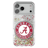 University of Alabama Crimson Tide Confetti Glitter Phone Case for Apple iPhone