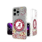 University of Alabama Crimson Tide Confetti Glitter Phone Case for Apple iPhone