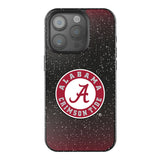 University of Alabama Crimson Tide Linen Black Bling Phone Case for Apple iPhone