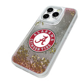 University of Alabama Crimson Tide Linen Glitter Phone Case for Apple iPhone