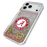 University of Alabama Crimson Tide Linen Glitter Phone Case for Apple iPhone