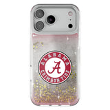 University of Alabama Crimson Tide Linen Glitter Phone Case for Apple iPhone