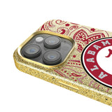 University of Alabama Crimson Tide Paisley Bling Phone Case for Apple iPhone