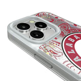 University of Alabama Crimson Tide Paisley Glitter Phone Case for Apple iPhone