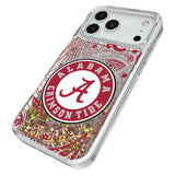 University of Alabama Crimson Tide Paisley Glitter Phone Case for Apple iPhone