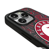 University of Alabama Crimson Tide Paisley MagSafe Compatible Phone Case for Apple iPhone