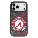 University of Alabama Crimson Tide Paisley MagSafe Compatible Phone Case for Apple iPhone