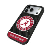 University of Alabama Crimson Tide Personalized EndZone Plus Bump Phone Case for Apple iPhone