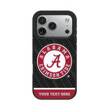 University of Alabama Crimson Tide Personalized EndZone Plus Bump Phone Case for Apple iPhone
