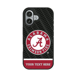 University of Alabama Crimson Tide Personalized EndZone Plus Bump Phone Case for Apple iPhone