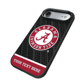 University of Alabama Crimson Tide Personalized EndZone Plus Bump Phone Case for Apple iPhone