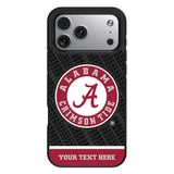 University of Alabama Crimson Tide Personalized EndZone Plus Bump Phone Case for Apple iPhone