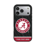 University of Alabama Crimson Tide Personalized EndZone Plus Bump Phone Case for Apple iPhone
