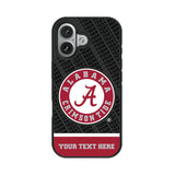 University of Alabama Crimson Tide Personalized EndZone Plus Bump Phone Case for Apple iPhone