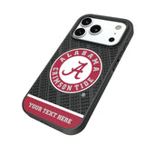 University of Alabama Crimson Tide Personalized EndZone Plus Bump Phone Case for Apple iPhone