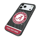University of Alabama Crimson Tide Personalized EndZone Plus Bump Phone Case for Apple iPhone