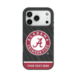 University of Alabama Crimson Tide Personalized EndZone Plus Bump Phone Case for Apple iPhone