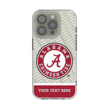 University of Alabama Crimson Tide Personalized EndZone Plus Clear Phone Case for Apple iPhone