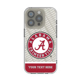 University of Alabama Crimson Tide Personalized EndZone Plus Clear Phone Case for Apple iPhone