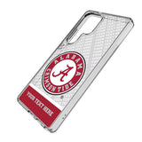 University of Alabama Crimson Tide Personalized EndZone Plus Clear Phone Case for Samsung Galaxy