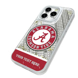 University of Alabama Crimson Tide Personalized EndZone Plus Glitter Phone Case for Apple iPhone