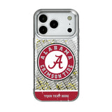 University of Alabama Crimson Tide Personalized EndZone Plus Glitter Phone Case for Apple iPhone