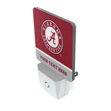University of Alabama Crimson Tide Personalized Endzone Solid Night Light 2-Pack