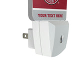 University of Alabama Crimson Tide Personalized Endzone Solid Night Light 2-Pack