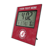 University of Alabama Crimson Tide Personalized Hatch Wall Clock